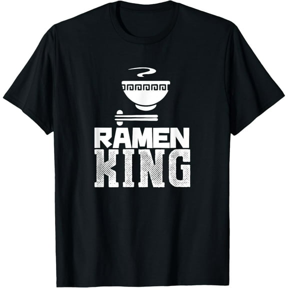 Men's Ramen King Shirt Featuring Tasty Japanese Noodle Bowl T-Shirt