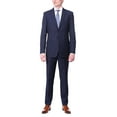 thumbnail image 1 of Men's Raphael Regular Fit Solid Blue Two Button 2 Piece Suit Jacket & Pants, 1 of 5
