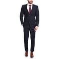 thumbnail image 1 of Men's Raphael Slim Fit Solid Navy Blue Wool-touch Two Button 2 Piece Suit, 1 of 5