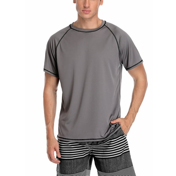 Men's Rash Guard UPF 50+ Swimwear Swim Tops Sport Shirt