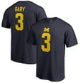 thumbnail image 1 of Men's Rashan Gary Navy Michigan Wolverines College Legends Name & Number T-Shirt, 1 of 3
