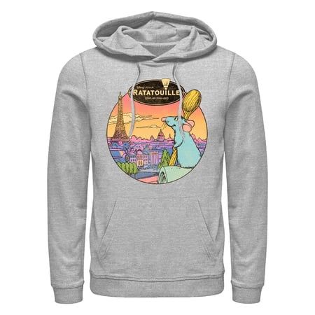 Men's Ratatouille Remy Paris Scene Pull Over Hoodie