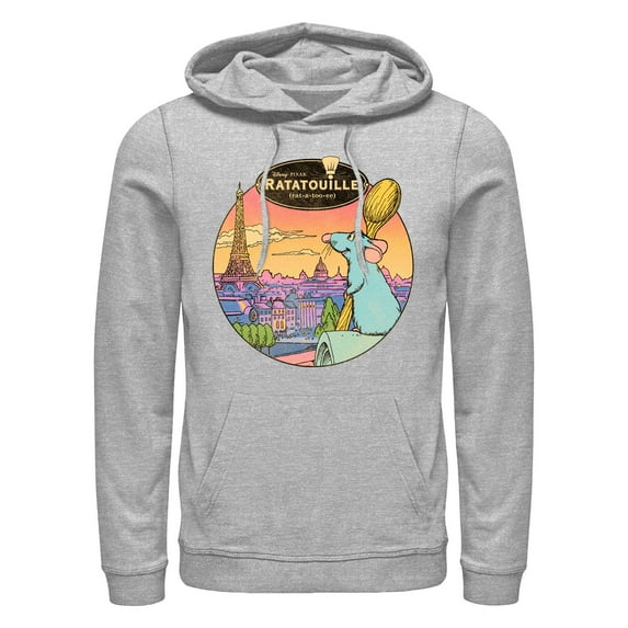 Men's Ratatouille Remy Paris Scene Pull Over Hoodie