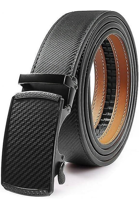 Men's Ratchet Belts Leather Comfort Adjustable Click Belt