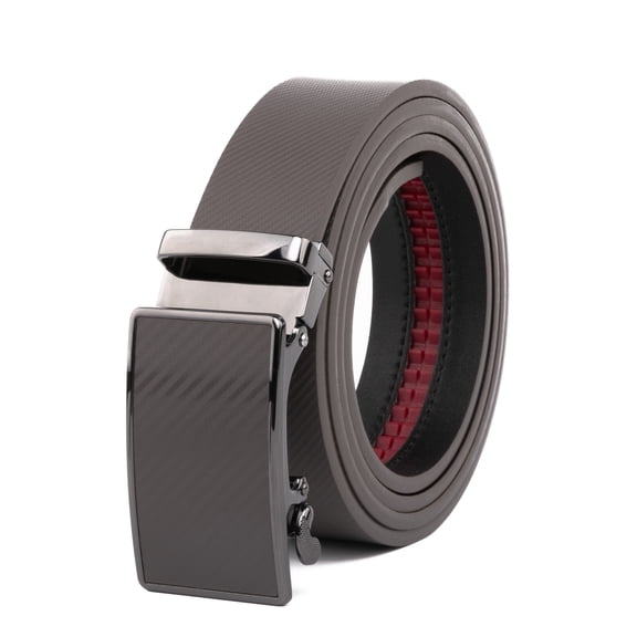 Men's Ratchet Dress Belt with Click Sliding Buckle