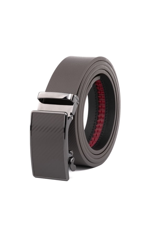Men's Ratchet Dress Belt with Click Sliding Buckle