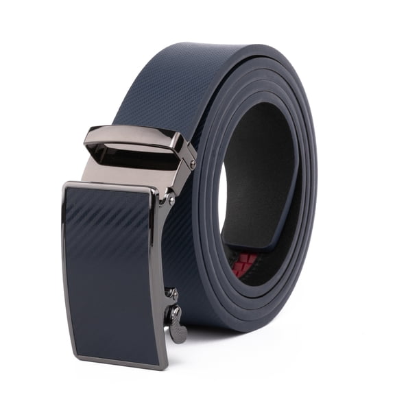 Men's Ratchet Dress Belt with Click Sliding Buckle