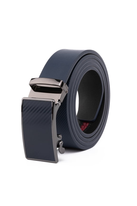 Men's Ratchet Dress Belt with Click Sliding Buckle