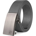 thumbnail image 1 of Men's Ratchet Web Belt,1.25 inch Nylon Automatic Buckle Belt,No Holes Invisible Belt for Men, 1 of 7
