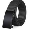 thumbnail image 1 of Men's Ratchet Web Belt,1.25 inch Nylon Automatic Buckle Belt,No Holes Invisible Belt for Men, 1 of 7