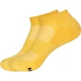 thumbnail image 1 of Men's Rayon from Bamboo Fiber Colored Sports Superior Wicking Athletic Ankle Socks - Yellow - 2 Pairs - Size 10-14, 1 of 5