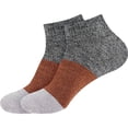 thumbnail image 1 of Men's Rayon from Bamboo Fiber Colored Superior Wicking Breathable Ankle Socks - 2 Pair Packs, 1 of 3