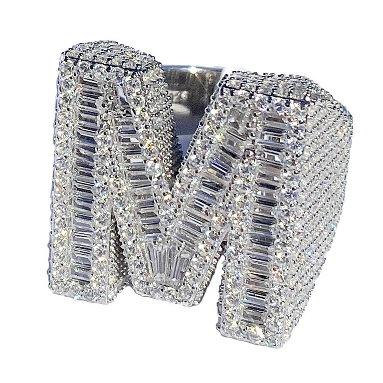 4 Silver Rhinestone & Metal Letter - Mum Factory Outlet™