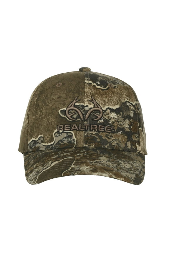 Excape Camo Hunting Hat, Structured, Cotton Men's Cap w/ Tape Closure, One Size, Camo