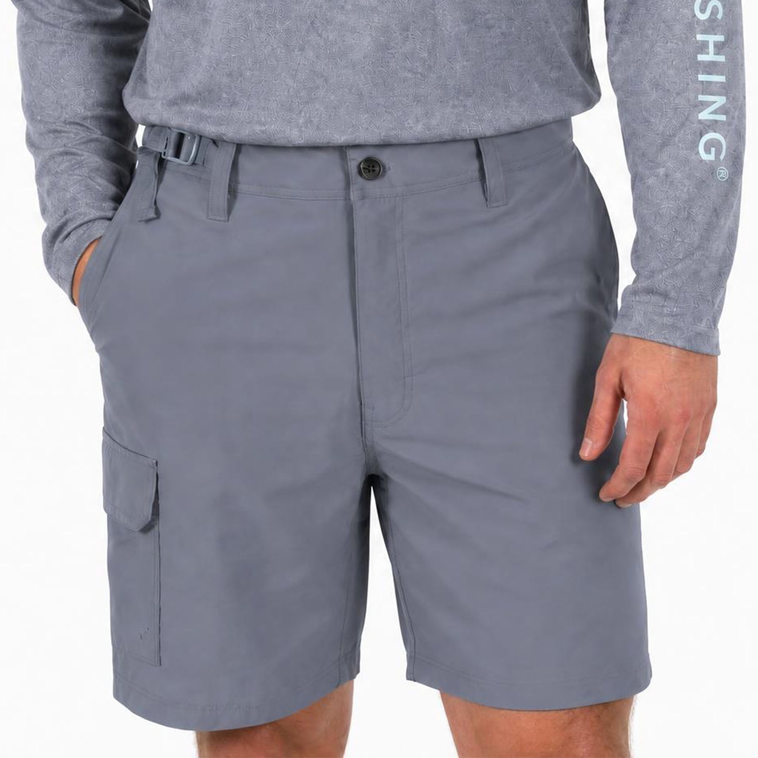 Men's Realtree Hybrid Fishing Shorts, Anchor Depth, XL