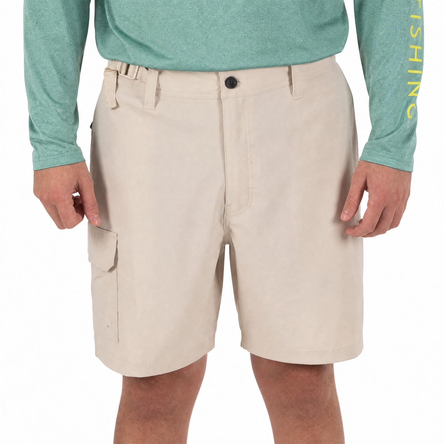Men's Realtree Hybrid Fishing Shorts, Drift Sand, S