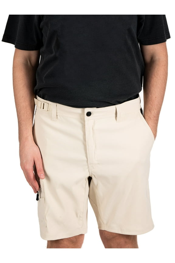 Men's Realtree Hybrid Fishing Shorts, Light Khaki, L