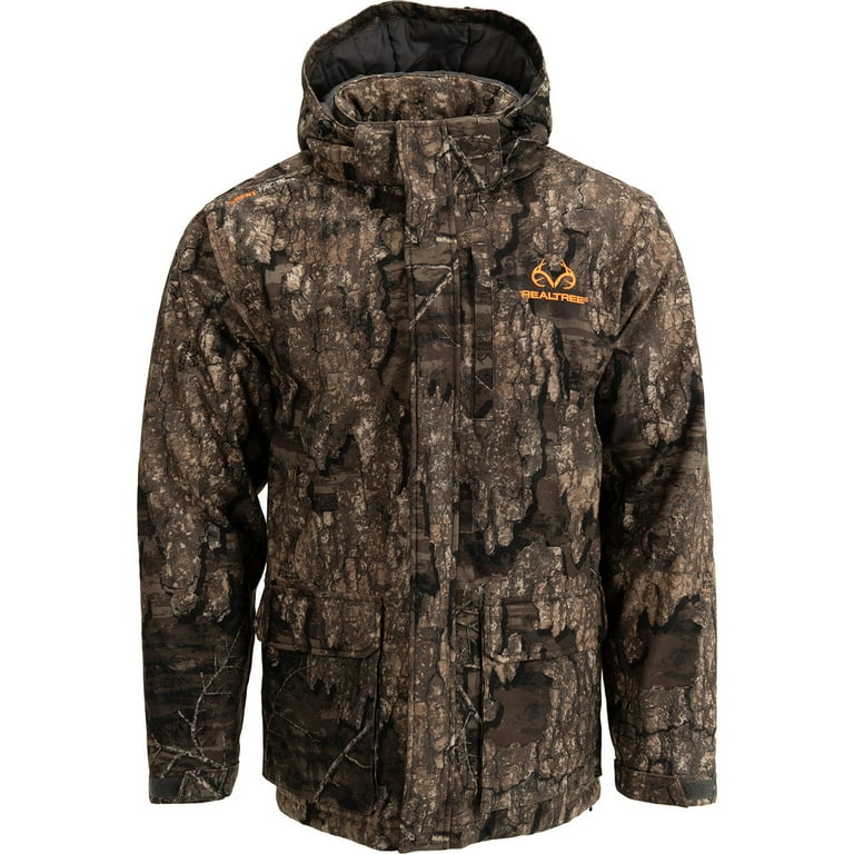 Men s Realtree TIMBER Camo Hunting Insulated Super warm Waterproof Midweight Parka Jackets Size Medium