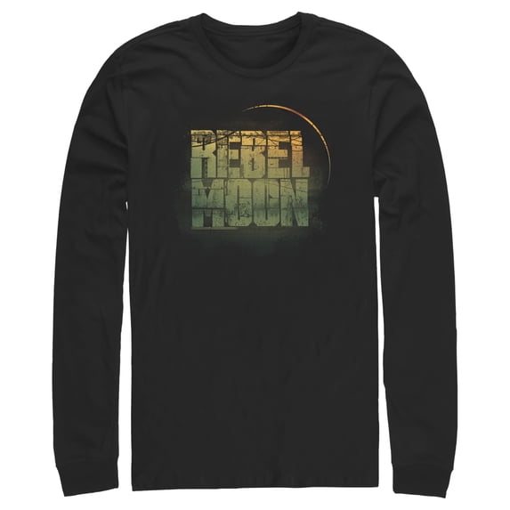 Men's Rebel Moon Dusty Logo Long Sleeve Shirt Black 2X Large