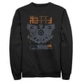 thumbnail image 1 of Men's Rebel Moon Eagle Badge  Sweatshirt Black Large, 1 of 4