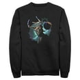 thumbnail image 1 of Men's Rebel Moon Jimmy Under the Night Sky Sweatshirt Black 3X Large, 1 of 4
