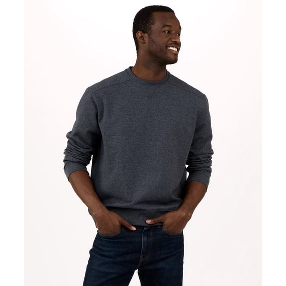 Boxercraft EM5160 Recrafted Fleece Crew-Black Heather-2XL