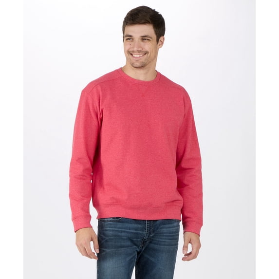 Boxercraft EM5160 Recrafted Fleece Crew-Recover Red-L