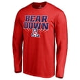 thumbnail image 1 of Men's Red Arizona Wildcats Hometown Collection Bear Down Long Sleeve T-Shirt, 1 of 3