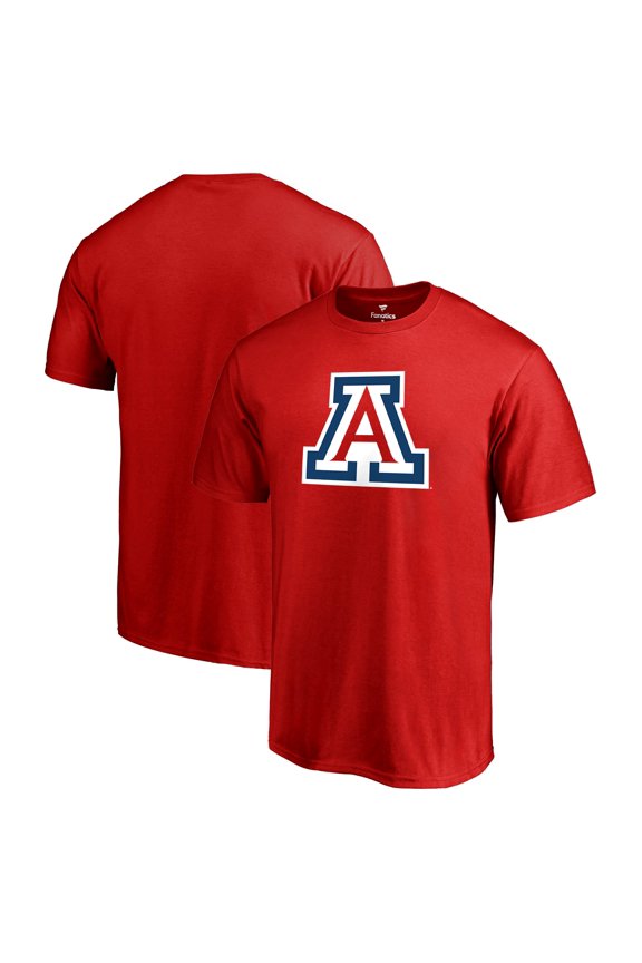 Men's Red Arizona Wildcats Primary Logo T-Shirt
