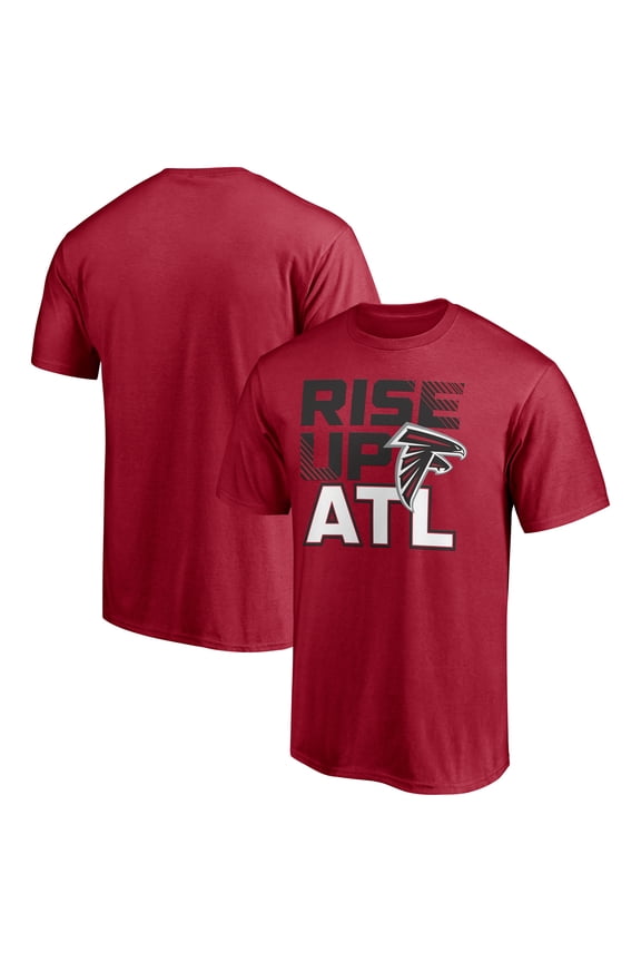 Men's  Red Atlanta Falcons Hometown Collection 1st Down T-Shirt