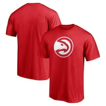 Men's Red Atlanta Hawks Primary Logo Team T-Shirt