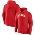 thumbnail image 1 of Men's  Red Atlanta Hawks Wordmark Pullover Hoodie, 1 of 3