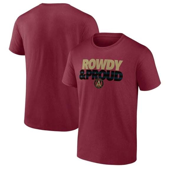 Men's Red Atlanta United FC Hometown Collection Logo T-Shirt