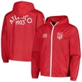 thumbnail image 1 of Men's Red Atletico de Madrid Full-Zip Windbreaker, 1 of 3