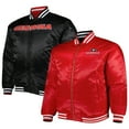 thumbnail image 1 of Men's Red/Black Georgia Bulldogs Big & Tall Reversible Satin Full-Zip Jacket, 1 of 6