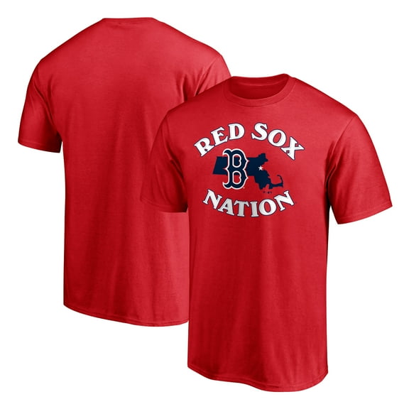 Men's Red Boston Red Sox Hometown Collection Paint The Black T-Shirt