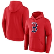 Mens Red Boston Red Sox Official Logo Pullover Hoodie