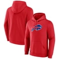thumbnail image 1 of Men's Red Buffalo Bills Primary Logo Pullover Hoodie, 1 of 3