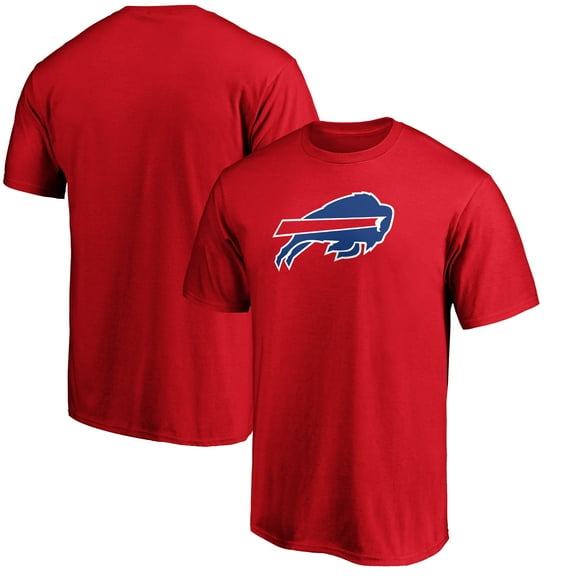 Men's Fanatics Red Buffalo Bills Primary Logo T-Shirt