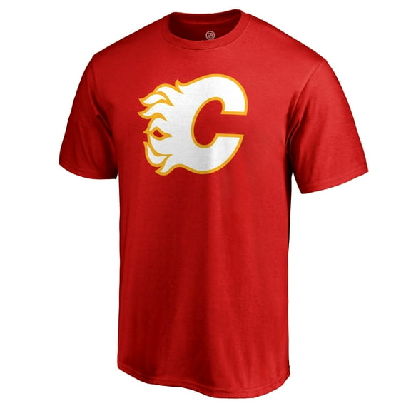 Men's Red Calgary Flames Team Alternate T-Shirt