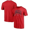 thumbnail image 1 of Men's Red California Angels Line Corps Tri-Blend T-Shirt, 1 of 3