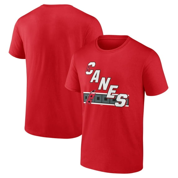 Men's Red Carolina Hurricanes Jersey Inspired T-Shirt