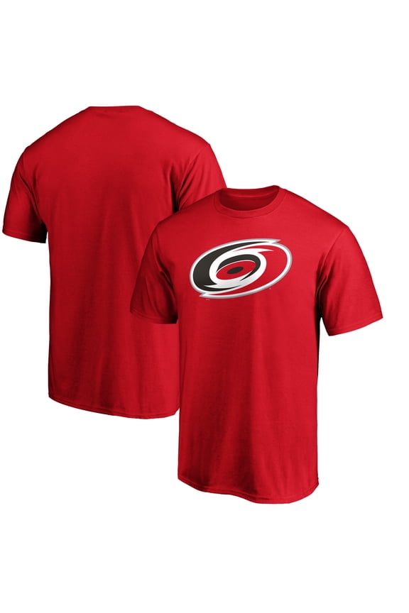 Men's Red Carolina Hurricanes Logo T-Shirt