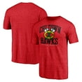 thumbnail image 1 of Men's Red Chicago Blackhawks Core Hometown Tri-Blend T-Shirt, 1 of 3