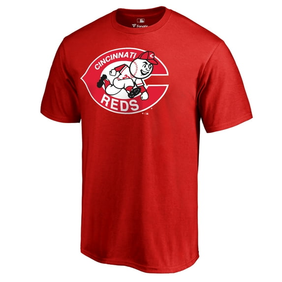 Men's Red Cincinnati Reds Cooperstown Collection Forbes T-Shirt