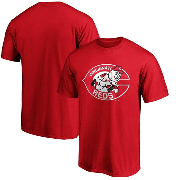 Men's Red Cincinnati Reds Cooperstown Collection Forbes T-Shirt