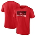 thumbnail image 1 of Men's Red Cincinnati Reds Cooperstown Collection Swing Away T-Shirt, 1 of 3