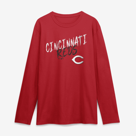 Men's Red Cincinnati Reds Hustle Long Sleeve T-Shirt