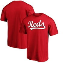 Men's Red Cincinnati Reds Official Wordmark T-Shirt