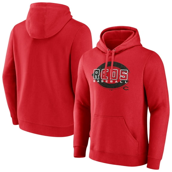 Men's Red Cincinnati Reds Stellar Pullover Hoodie